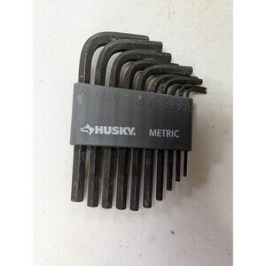 Husky 10 Piece Metric Short Arm Hex Key Set